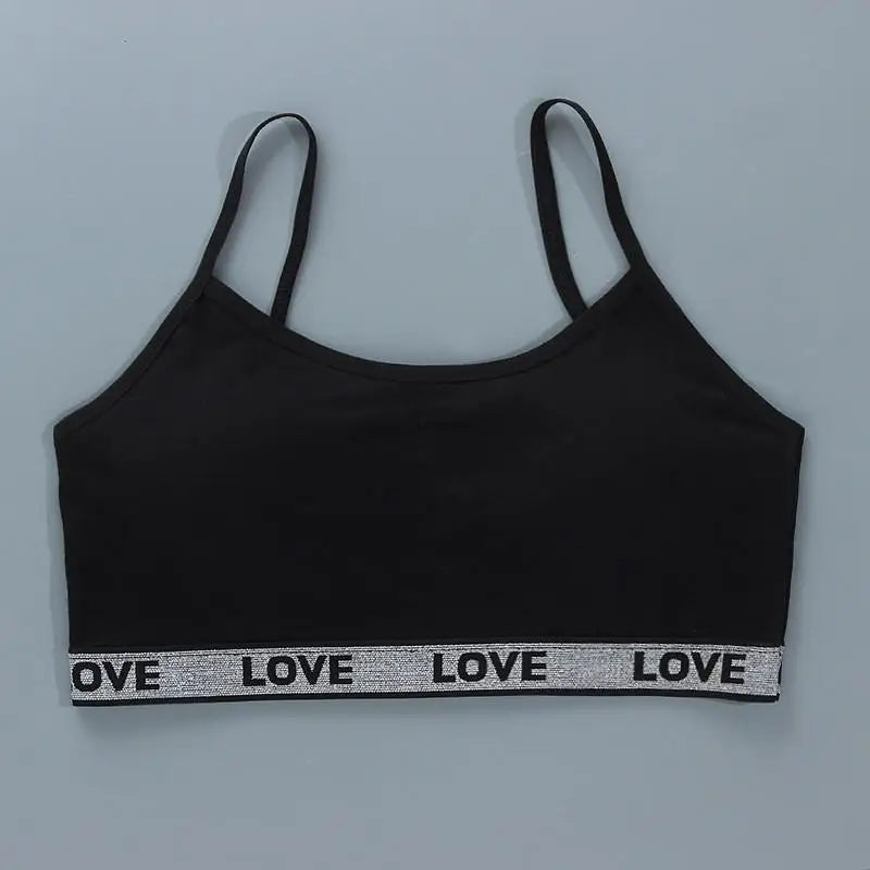 1 unidad de camisetas para chicas adolescentes, ropa interior para niños pequeños, sujetadores de entrenamiento suaves de algodón, Sujetador deportivo desarrollado para niños, lencería de 8 a 16 años